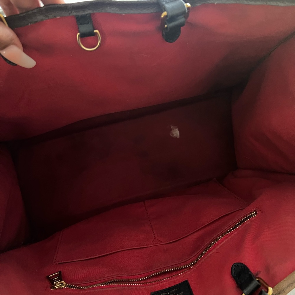 Louis Vuitton large Dark Brown Monogram Tote - Picture 15 of 16